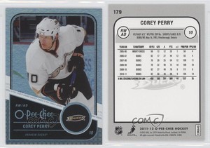 2011-12 O-Pee-Chee Rainbow Foil Corey Perry #179