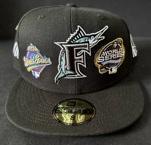 Gorra ajustada New Era Florida Marlins Historic Champs 59FIFTY talla múltiple 60288295 - Imagen 1 de 3