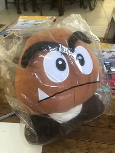 NWT Sealed In Bag Goomba 12” Stuffed Plush Collection San Ei Ltd Super Mario Jp - Picture 1 of 5