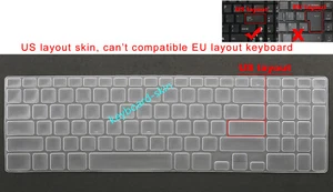 Tastaturabdeckung Skin für Dell Inspiron M531R 15-3521 3537 5521 3521 Latitude 3540 - Bild 1 von 8
