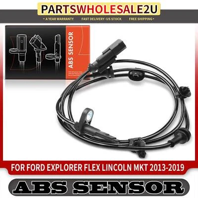 Front Left / Right ABS Wheel Speed Sensor for Ford Explorer Flex Lincoln MKS MKT - Image 1 of 4