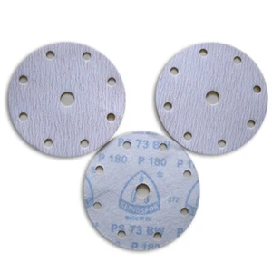 PS73 150mm 5 Hole Sanding Disc Hook and Loop 80-1200 Grit Orbital Sandpaper Pads - Picture 1 of 5