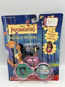 Vintage Disney Mattel Pocahontas Once Upon A Time Locket Playset Necklace NEW - Picture 1 of 13