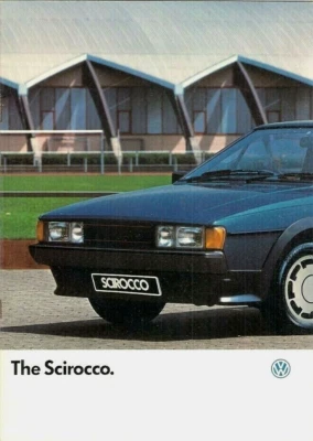 Volkswagen Scirocco Mk2 1986-87 UK Market Sales Brochure 16v GTX GT - Image 1 of 2