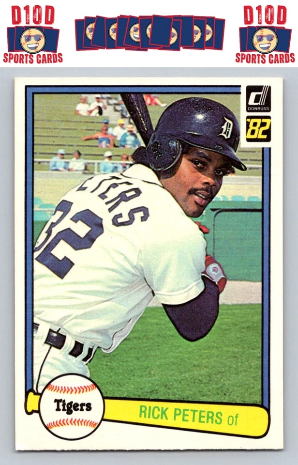 1982 Donruss #155 Rick Peters Detroit Tigers - Image 1 of 2
