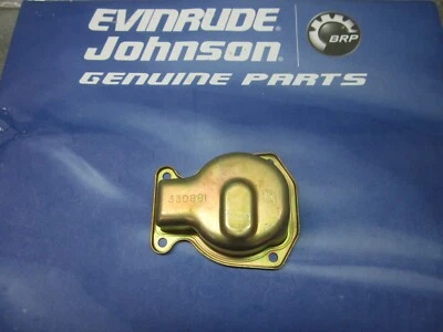JOHNSON EVINRUDE 4 4.5 6 7.5 8 9.9 15 HP CARBURETOR FLOAT BOWL 319010 330881 NEW - Image 1 of 4
