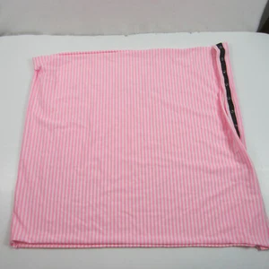 Lululemon Vinyasa Scarf Women OS Luon Light Classic Stripe White Pink Shell Wrap - Picture 1 of 4