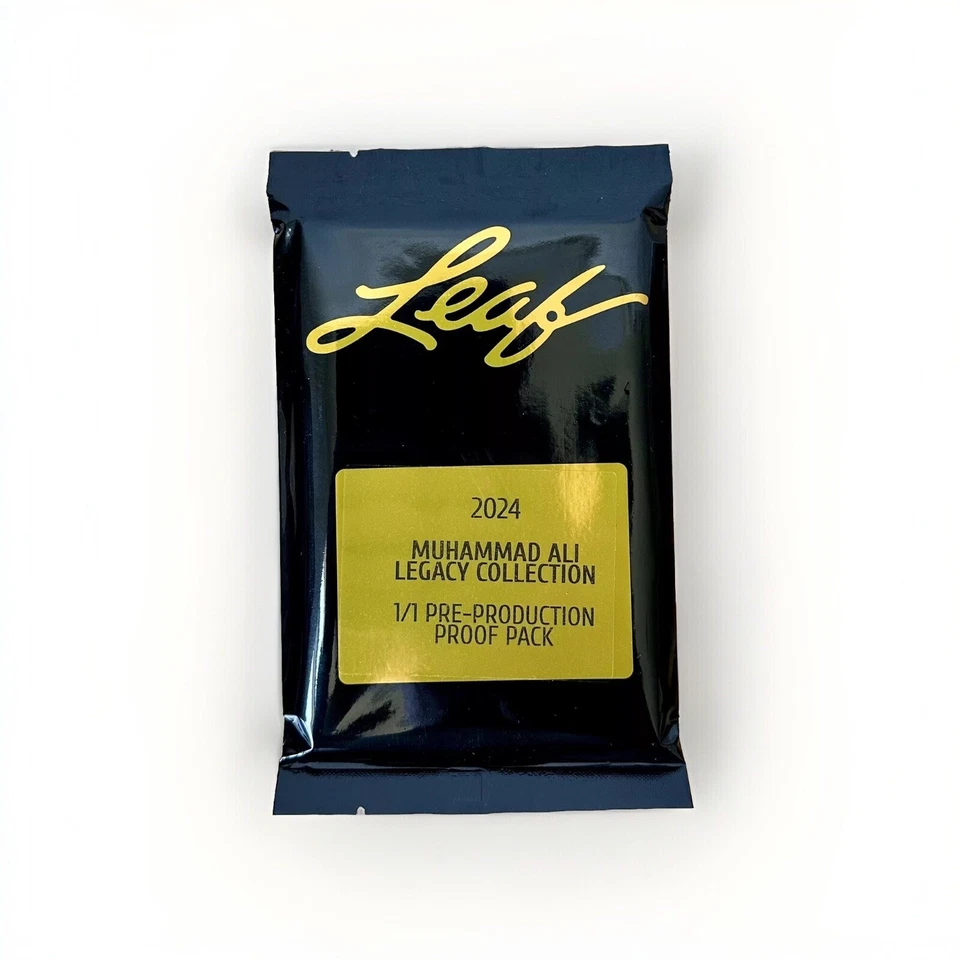 Muhammad Ali 2024 Leaf Legacy Collection 1/1 Pre-Production Proof Pack SEALED - Image 1 of 1