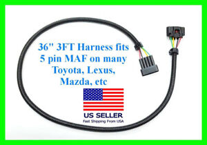 3FT MAF Harness Mass Airflow Sensor Connector Pigtail fit Toyota Lexus Mazda etc
