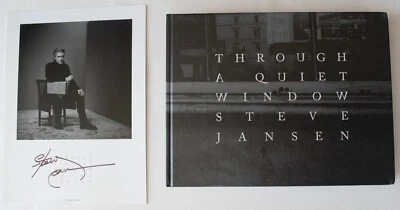 Steve Jansen: Durch ein ruhiges Fenster Buch & signiertes Foto - David Sylvian JAPAN - Bild 1 von 4