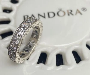 Auténtico anillo infinito transparente de Pandora #190894CZ - Imagen 1 de 8
