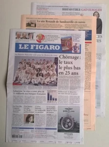 LE FIGARO N°19 782 du 07/03/2008 - Confidences Jean-Jacques Goldman/ Gad Elmaleh - Picture 1 of 13