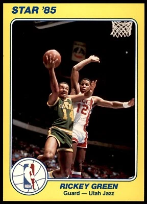 1984 Star Court Kings 5x7 Basketball #11 Rickey Green NM/MT - Image 1 of 2
