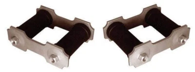 ¡Nuevo! Kit de grilletes de resorte de hoja trasera Ford Mustang 1965-1973 par izquierdo y derecho Foto 1 de 4