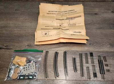Lot of N Gauge Atlas Track and Switches, One Lionel - Image 1 of 4
