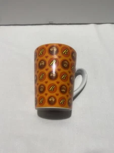 Galerie Reese's Peanut Butter Cup Orange & Brown Print Coffee Mug/Cup - Picture 1 of 4