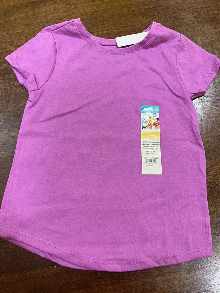 Camisa púrpura Garanimals 3T para niñas nueva con etiquetas Foto 1 de 1