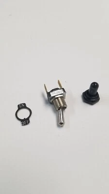 Toggle SWITCH ON/OFF 12V 15A SPST 2 Terminal Car Boat* Waterproof - Image 1 of 4