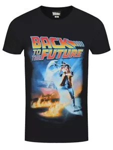 Nueva camiseta negra oficial de la película de Regreso al futuro - Imagen 1 de 4