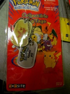Nuevas etiquetas de perro coleccionables de Pokémon selladas #19 Rattata 1999 - Imagen 1 de 2