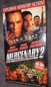 Mercenary 2 ( Demo Tape Full-Lenght Screener VHS) Very Rare Brand New - Picture 1 of 6