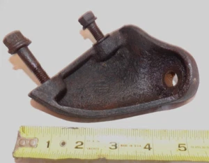 Vintage Torpedo Headlight Sealed Beam Stud Fender Swivel Mount Bracket HD Cast - Picture 1 of 5