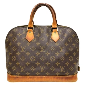 Auth Louis Vuitton Alma Handbag Monogram Made in France M51130 BA0995 - Picture 1 of 21