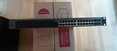 NETGEAR PROSAFE GS728TPP 28-PORT GIGABIT ETHERNET  SMART MANAGED SWITCH - Image 1 of 2