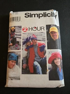 Simplicity 7356 Sz S-L Outerwear Accessories Outerwear Sewing Pattern Hat Mitten - Image 1 of 4