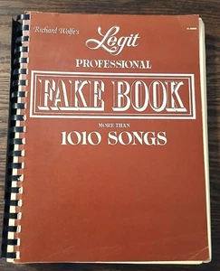 Richard Wolfe's Legit Professional FAKE BOOK - 1010 songs - damaged spiral - Picture 1 of 13