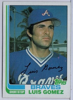 1982 Topps #372 Luis Gomez in EXMT Condition Braves - Image 1 of 2