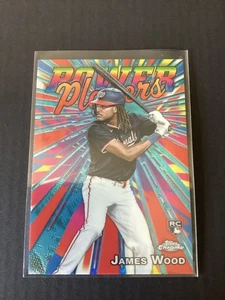 2025 Topps Chrome James Wood Power Players PP-19 Insert - Picture 1 of 2