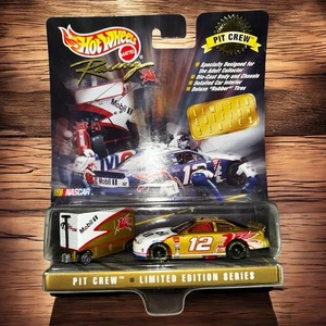 1998 HOT WHEELS Racing Jeremy Mayfield #12 MOBIL-1 Pit Crew Gold LTD Edition - Picture 1 of 4