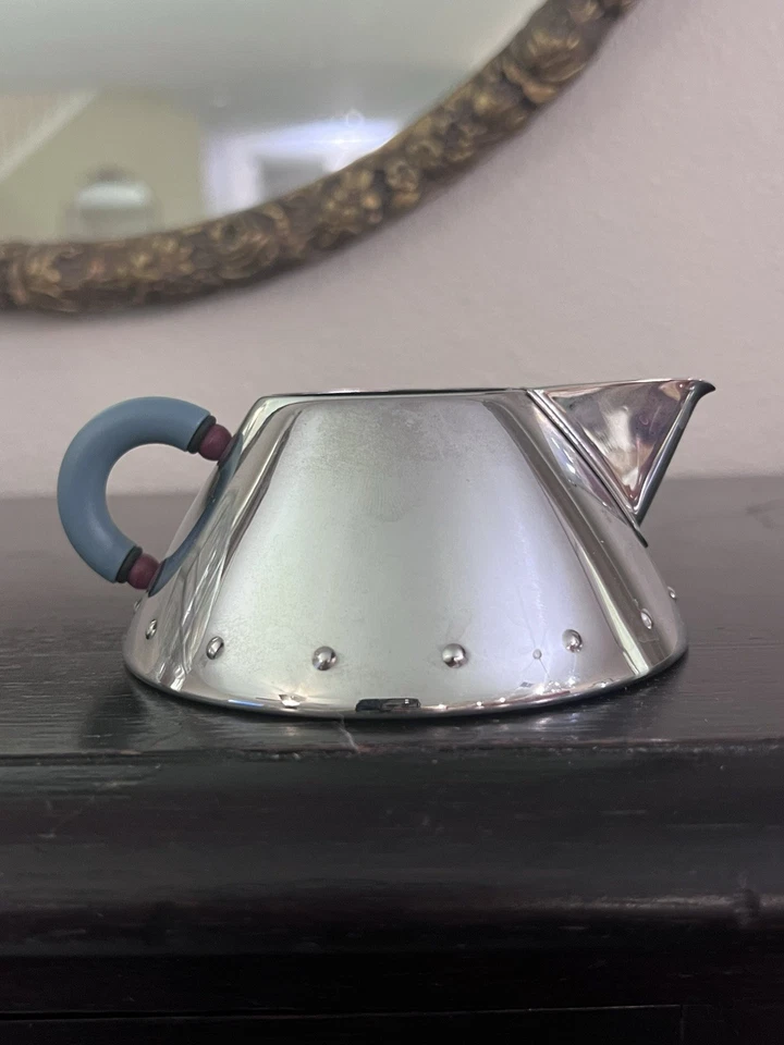 Alessi Creamer  18/10 Blue handle Stainless Steel Made in Italy Michael Graves - Image 1 of 4