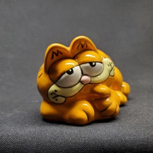 Statuina Garfield ceramica Maria Rocca vintage fatta e dipinta a mano - Foto 1 di 8