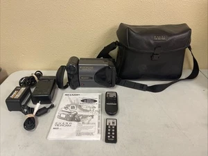 Vintage Sharp VL-E36U Video8 8mm Camcorder LCD VCR Video Transfer With Bag - Picture 1 of 8