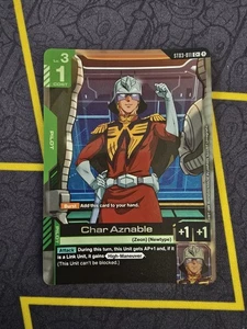 Char Aznable - ST03-011 - C+ Alternate Art - Gundam TCG Card Game - Imagen 1 de 1