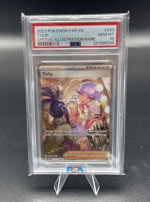Pokemon Tulip Special Illustration Rare Paradox Rift #259 PSA 10 - Image 1 of 2