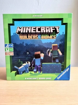 Minecraft Builders Biomes Board Game Ravensburger 2019 Edition - Used - Image 1 of 3