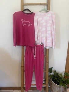 Peter Alexander Jr Size 12 Girls Set Two Tops And Pants Soft Warm Winter Pink - Foto 1 di 12