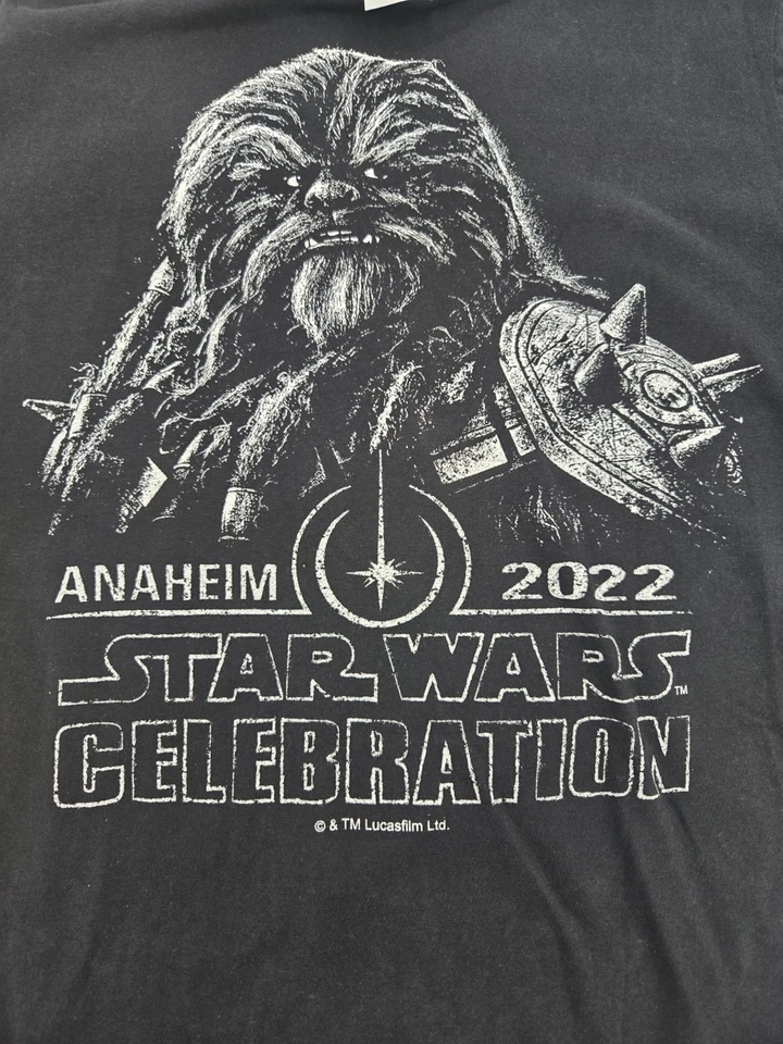 Camiseta Star Wars Celebration Anaheim 2022 Negra Krrsantan Wookiee Damas XL Foto 1 de 3