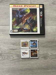 Monster Hunter 4 4G Cross double cross x xx lot Nintendo 3DS Japanese With Case - Picture 1 of 4