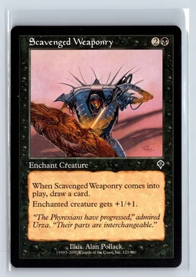 (4x) SCAVENGED WEAPONRY - Invasion – MTG Magic the Gathering Card - Common - Image 1 of 4