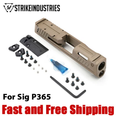 Strike Industries Slide for SIG SAUER P365 w/ Optic Cut & Cover Plate - FDE — 第 1/3 张图片