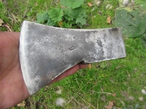 VTG VERY RARE WWII WW2 GERMAN "P.WALLBRECHER" AXE HEAD TOMAHAWK HATCHET TOOL - Picture 1 of 11