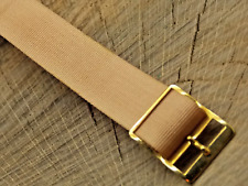 Speidel 18mm Nylon w Gold Tone Buckle NOS Unused Vintage One Piece Watch Band