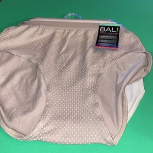 NEW! BALI 3 PACK ASSORTED NUDE BRIEF PANTIES/ Size 8/9 / 2XL - Picture 1 of 4