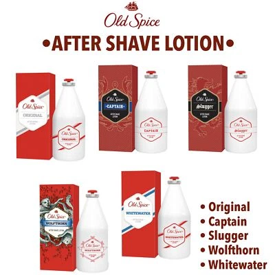Old Spice After Shave Auswahl Original Captain Slugger Wolfthorn Whitewater