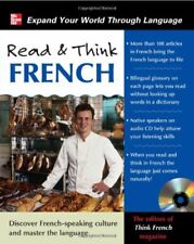 Read & Think French with Audio CD By The Editors Of Think French! Magazine