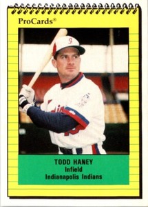 1991 ProCards Todd Haney #468 Indianapolis Indians
